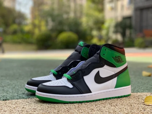 aj lucky green top alto s2 puro original Air Jordan 1 High OG "Lucky Green" negro y blanco punta verde top alto DZ5485-031