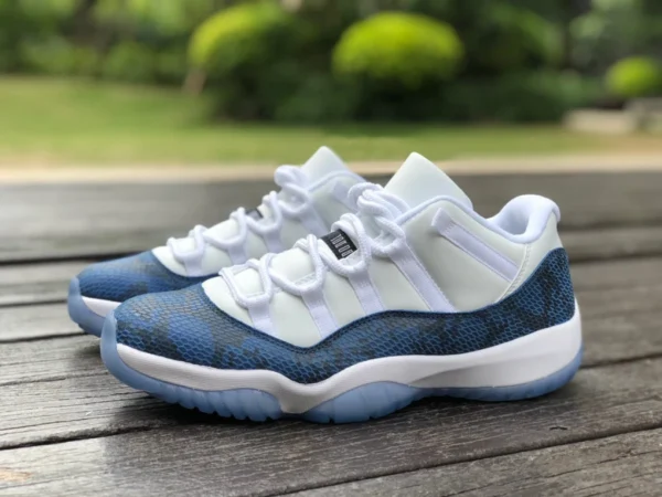 aj11 serpiente azul bajo Air Jordan 11 Retro Low AJ11 serpiente azul zapatos de baloncesto CD6846-102