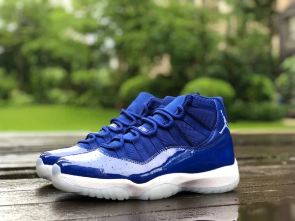 aj11 zapatillas altas azules y blancas Air Jordan 11 azul medianoche nuevo blanco y azul AT7802-115