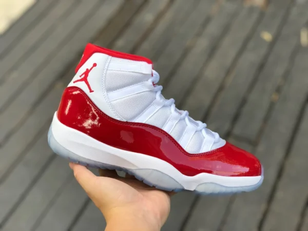 zapatillas altas aj11 cherry Air Jordan 11 AJ11 zapatillas altas retro en blanco y rojo cereza CT8012-116