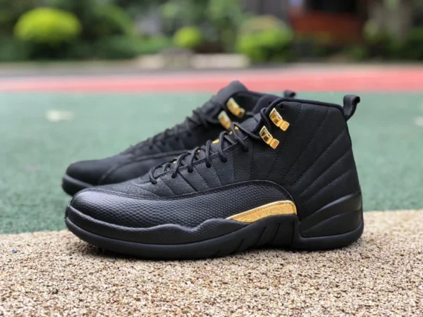 aj12 nuevo negro oro Air Jordan 12 “Black Taxi” CT8013-071