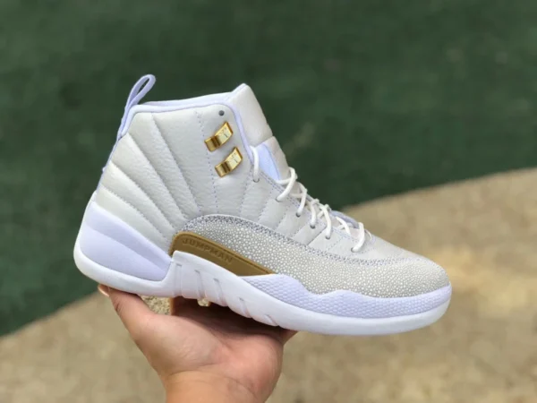 aj12 OVO Blanco Air Jordan 12 OVO Blanco Conjunto AJ12 Platinum Owl 873864-102