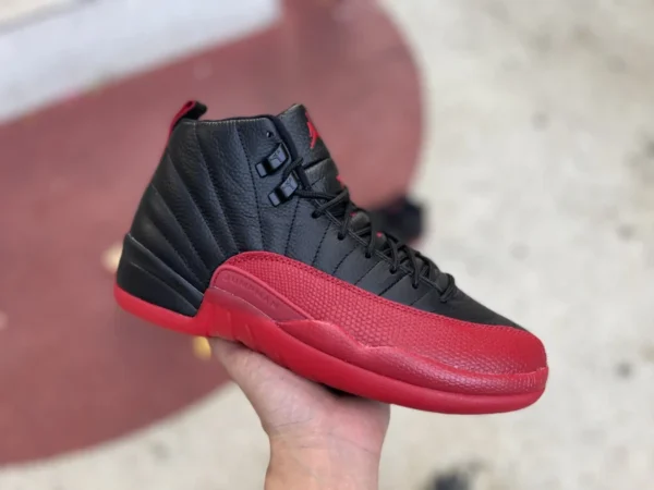 aj12 negro rojo Air Jordan 12 Flu Game AJ12 negro rojo 12 enfermo 130690-002