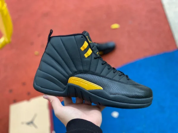 aj12 negro oro nuevo Air Jordan 12 Retro Black Taxi zapatos de baloncesto negro oro CT8013-071