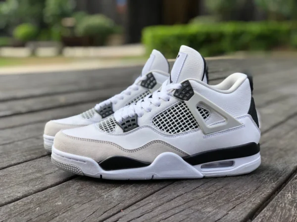 aj4 gris blanco negro Air Jordan 4 AJ4 gris blanco negro panda cemento blanco zapatos de baloncesto DH6927-111