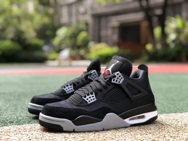 aj4 Lona Negra Air Jordan 4 “Black Canvas” Black Cat 2.0 Lona Negra DH7138-006