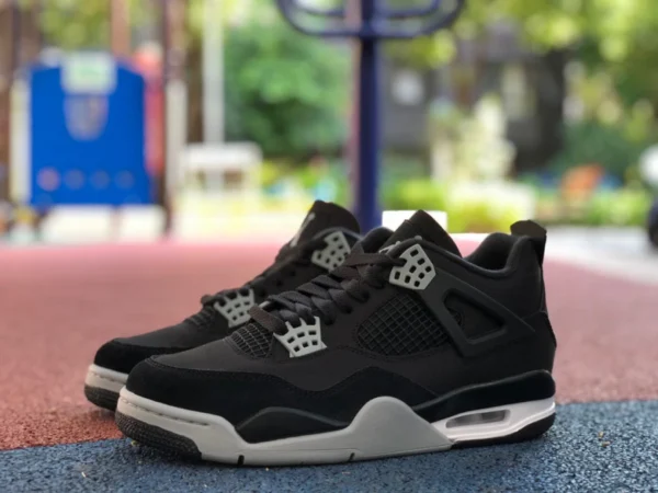 aj4 lienzo negro puro original Air Jordan 4 "Black Canvas" gato negro 2.0 lienzo negro DH7138-006