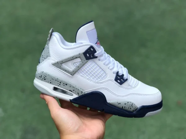 aj4 azul marino puro original mujer Air Jordan 4 "Midnight Navy" color azul marino 408452-140