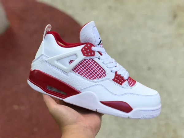 aj4 Atlanta Air Jordan4 "Alternate '89 Joe 4 Blanco Rojo 408452 308497-106