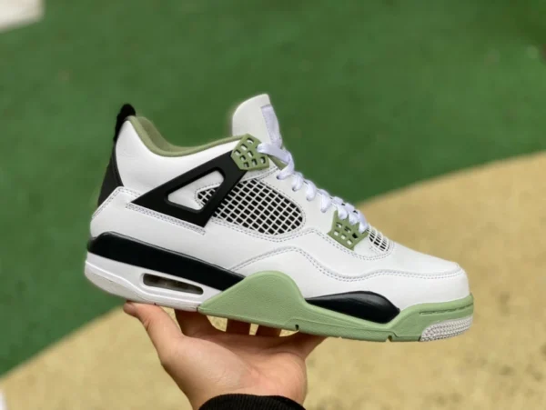 aj4 Matcha Verde Air Jordan 4 WMNS "Seafoam" Blanco Negro Verde AQ9129-103