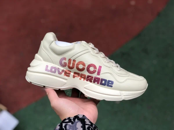 Gucci Rhyton versión de compra GUCCI Gucci Rhyton serie zapatos papá zapatillas de deporte doble G