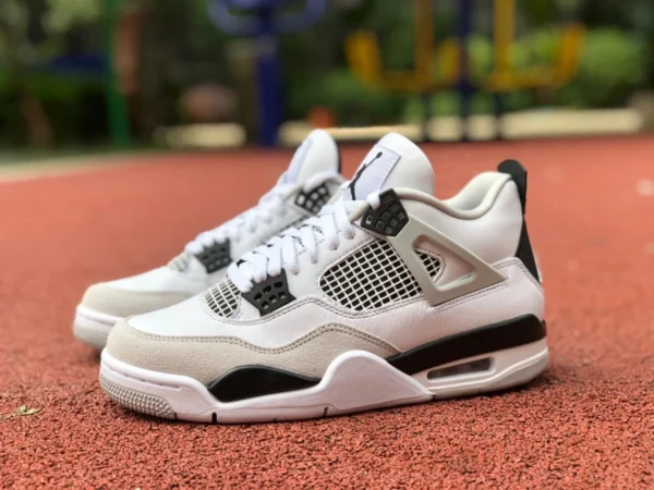 aj4 gris blanco negro Air Jordan 4 AJ4 gris blanco negro panda cemento blanco zapatos de baloncesto DH6927-111