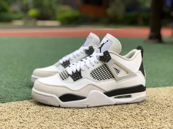 aj4 gris blanco negro Air Jordan 4 AJ4 gris blanco negro panda cemento blanco zapatos de baloncesto DH6927-111