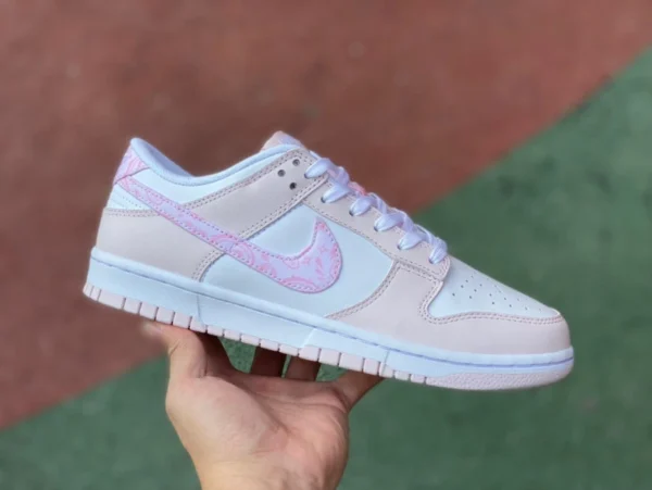 Zapatillas Nike Dunk Low Pink Paisley Pearl Pink Casual FD1449-100