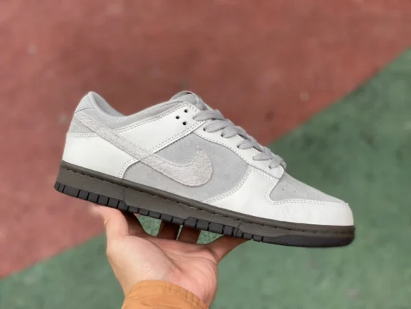 Dunk gris blanco hierro mineral Nike Dunk Low lronstone hierro mineral suela de goma zapatillas retro bajas FD9746-001