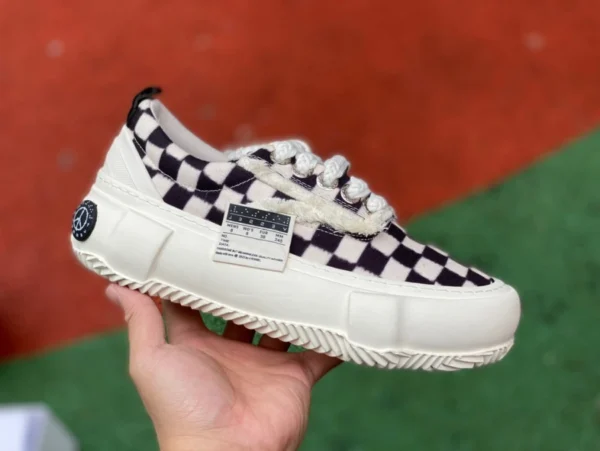 Wu Jianhao Pixel Pixel x VEESEL Pixel Light zapatos bajos con suela gruesa para hombres y mujeres, el mismo estilo que Pixel half-sugar blanco y negro