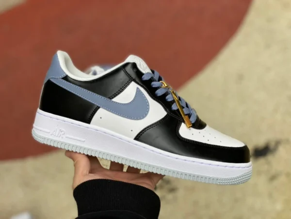 AF1 blanco negro gris sombra Nike Air Force 1 LowAF1 blanco negro gris sombra Air Force One zapatillas casual FD9065-100