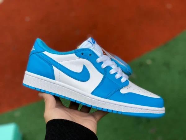 sb aj1 Carolina del Norte azul puro original Air Jordan 1 Low X Dunk SB AJ1 Joe 1 conjunto UNC Carolina del Norte azul CJ7891-401