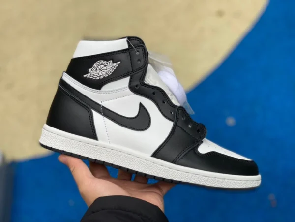 aj1 zapatillas altas en blanco y negro 85 versión más rentable de Air Jordan 1 High AJ1 panda en blanco y negro zapatos de baloncesto retro de moda BQ4422-001