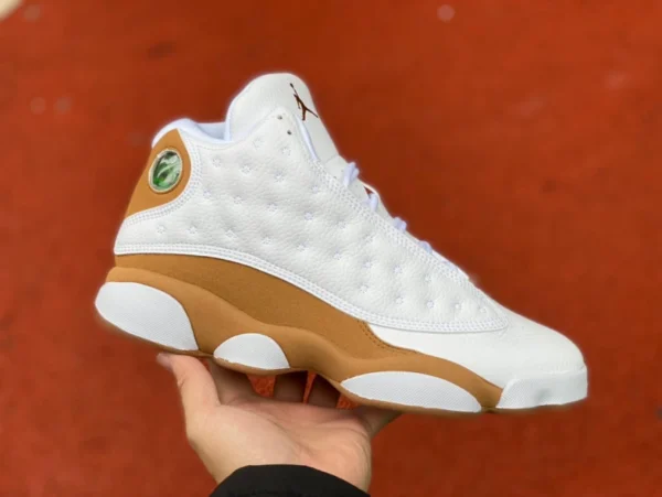 aj13 trigo zapatillas altas Air Jordan 13 "Wheat" blanco y amarillo trigo 414571-171