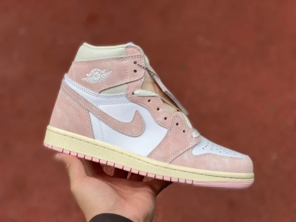 aj1 polvo blanco lavado Air Jordan 1 high top " Washed Pink " AJ1 lavado rosa blanco FD2596-600