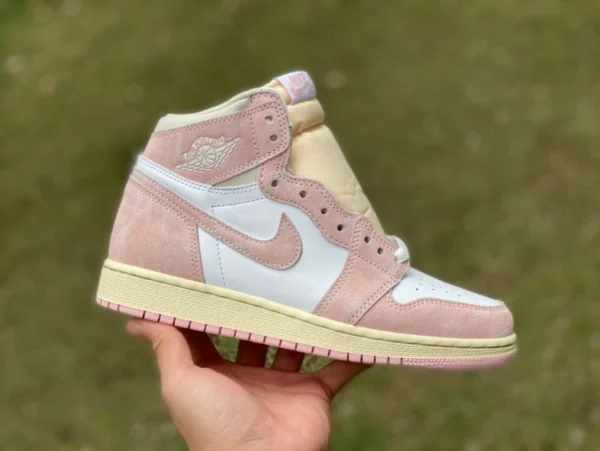 aj1 polvo blanco lavado Air Jordan 1 high top " Washed Pink " AJ1 lavado rosa blanco FD2596-600