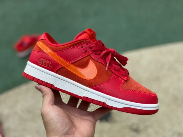 Dunk red Atlanta zapatillas bajas originales Nike Dunk Low "ATL" Atlanta city theme rojas FD0724-657