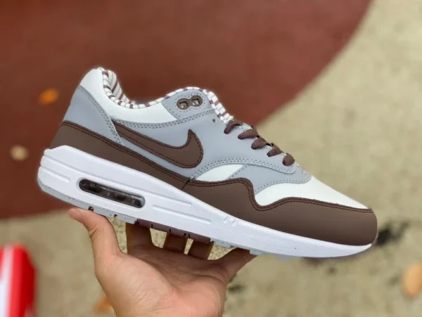 Max1 marrón gris bajo Nike Air Max 1 Shima Shima marrón gris bajo zapatillas para correr FB8916-100