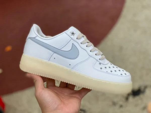 AF1 blanco vieja estrella pura original Nike Air Force 1 Low AF1 Air Force 1 estrella viejas zapatillas bajas FD0793-100