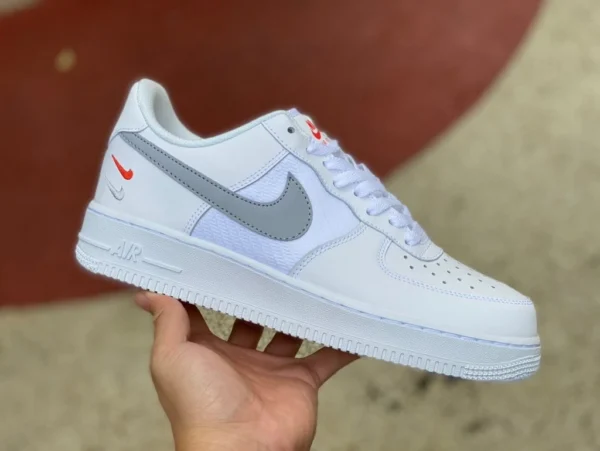 AF1 doble gancho plateado original puro Nike Air Force 1 AF1 doble gancho plateado FD0666-100