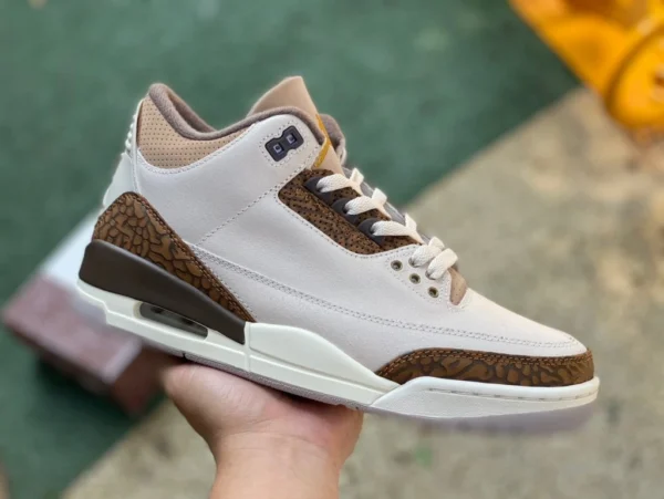 aj3 Gris Marrón Mocha Air Jordan 3 "Palomino" ct8532-102