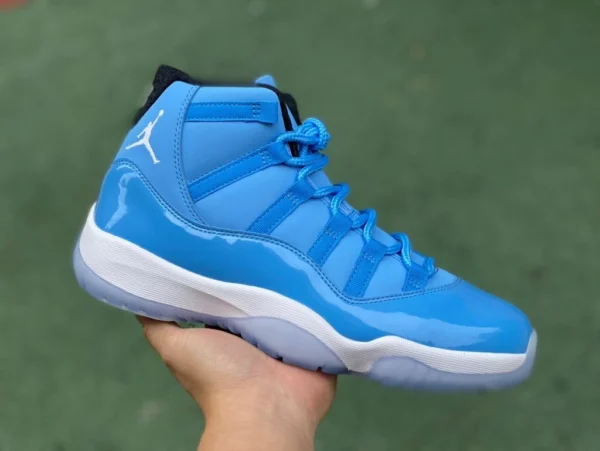 aj11 pieza de corte azul de Carolina del Norte puro original Air Jordan Ultimate Gift of Flight traje de Carolina del Norte 717602-9