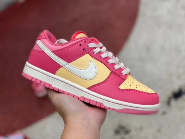 Dunk rosa naranja versión C Nike Dunk Low zapatillas bajas antideslizantes resistentes al desgaste rosa naranja DH9765-200