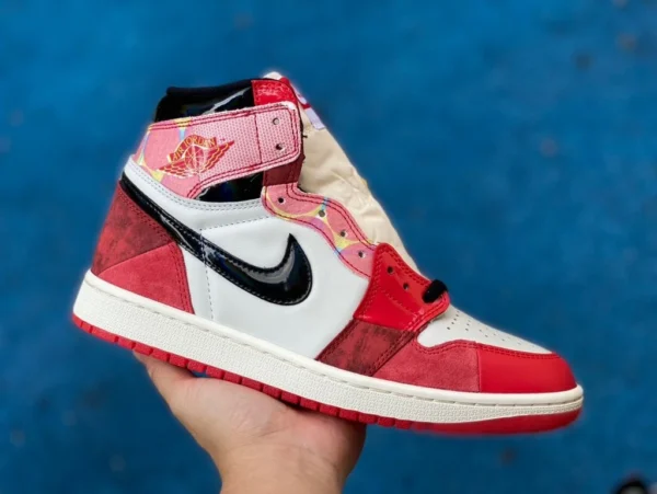 aj1 Spider-Man 2.0 O puro original Air Jordan 1 High OG SP alto top AJ1 Spider-Man 2.0 blanco rojo DV1753-601