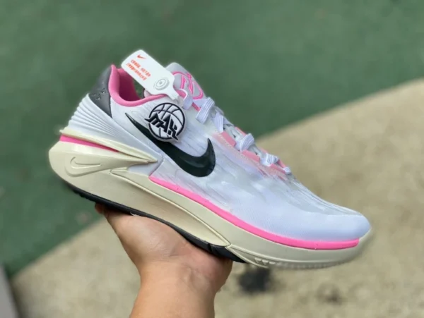 GT2.0 polvo blanco cáncer de mama que destruye el mundo versión original pura compatible con la serie de combate real Nike Air Zoom GT CUT2 polvo blanco cáncer de mama zapatillas de baloncesto bajas FD99