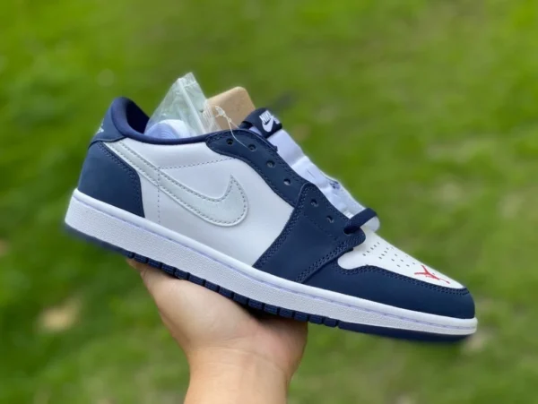 aj1sb azul marino y pure original Jordan Air Jordan 1 Sb Low Midnight Navy zapatillas de baloncesto retro bajas para hombre azul marino