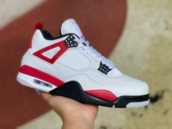 aj4 blanco rojo cemento g puro original Air Jordan 4 "Red Cement" blanco rojo cemento dh6927-161