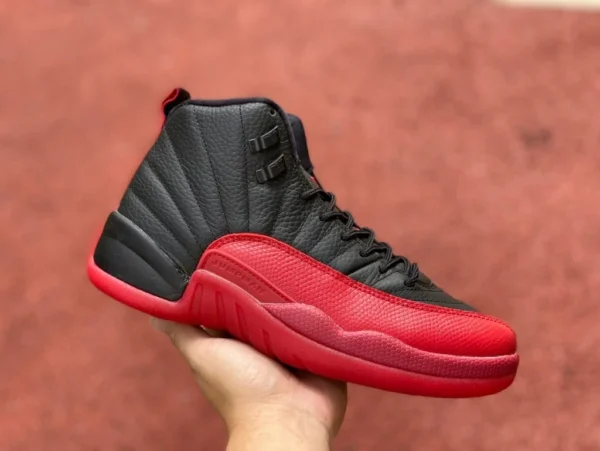 aj12 negro rojo Air Jordan 12 Flu Game AJ12 Joe 12 negro rojo enfermo 130690-002