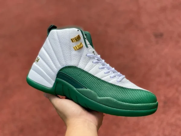 aj12 blanco verde Air Jordan 12 AJ12 blanco verde verde afortunado 136001-063