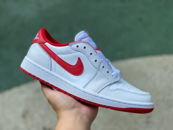 aj1 blanco rojo bajo Air Jordan 1 Low OG “University Red”cz0790-161