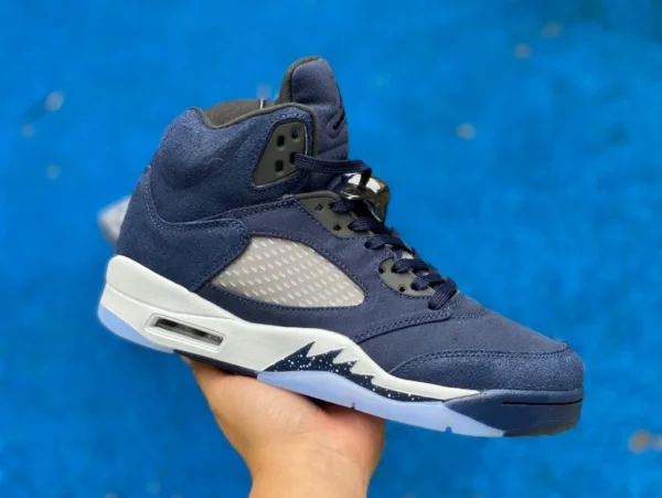 aj5 azul medianoche AIR JORDAN 5 “MIDNIGHT NAVY” Georgetown azul medianoche FD6812-400