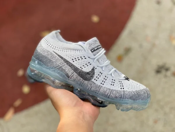 23 Cojín grande Blanco Gris Nike 2023 AIR VAPORMAX Full Palm Air Cushion Zapatos deportivos para correr DV1678-004