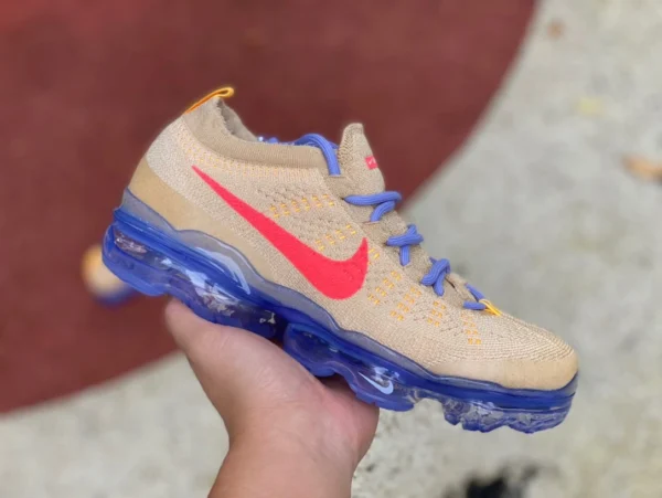 23 Cojín grande Beige Azul Rojo Nike 2023 AIR VAPORMAX Full Palm Air Cushion Zapatos deportivos para correr DV6840200