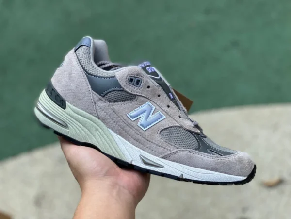 NB991 Yuanzu Grey President Edition British New Balance NB fabricado en el Reino Unido Zapatillas M991GL Yuanzu Grey Shawn Yue