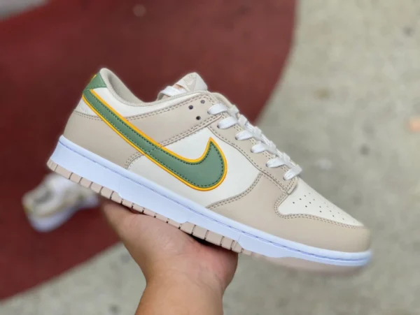 Dunk Jasmine Milk Verde Amarillo Nike Dunk Low Zapatillas Nike Mujer Jasmine Milk Verde Amarillo Verde Casual Retro Zapatillas bajas FQ6869131