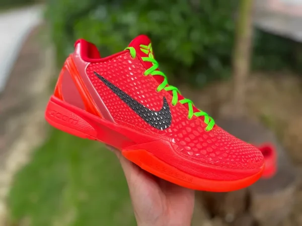 Kobe 6 Green Hornet Christmas s2 zapatillas de baloncesto para hombre Nike Zoom Kobe 6 Proto Kobe 6 inversas Green Hornet Christmas originales puras FV4921600