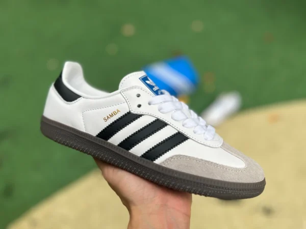 Adidas entrenamiento blanco gris negro m pure original adidas originals Samba OG zapatillas casual gris blanco y negro B75806