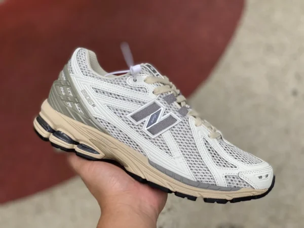 NB1906R blanco gris New Balance NB 1906R serie blanco gris zapatos para correr retro desgastados para hombres y mujeres M1906RP