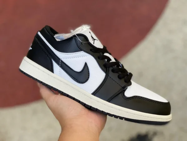 aj1 negro y blanco bajo Air Jordan 1 Low WMNS Vintage Panda FB9893101