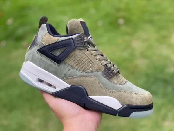 aj4 parche verde militar y puro original Air Jordan 4 Craft Olive verde militar AJ4 FB9927200